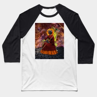 Queen of Wands Baseball T-Shirt